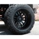 Jante aluminium 4x4 FUEL D596 Sledge Matte Black/Gloss Black Lip • 18"x8" • 5x114.3 / 5x120 • CB72.56 • ET35 