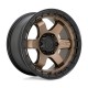 Jante aluminium 4x4 FUEL D751 Block Matte Bronze W/ Black Ring • 18"x9" • 5x127 • CB71.5 • ET-12 