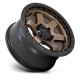 Jante aluminium 4x4 FUEL D751 Block Matte Bronze W/ Black Ring • 18"x9" • 5x127 • CB71.5 • ET-12 