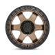 Jante aluminium 4x4 FUEL D751 Block Matte Bronze W/ Black Ring • 18"x9" • 5x127 • CB71.5 • ET-12 