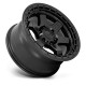 Jante aluminium 4x4 FUEL D750 Block Matte Black W/ Black Ring • 18"x9" • 5x127 • CB71.5 • ET-12 