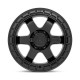 Jante aluminium 4x4 FUEL D750 Block Matte Black W/ Black Ring • 18"x9" • 5x127 • CB71.5 • ET-12 