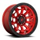 Jante aluminium 4x4 FUEL D695 Covert Candy RED Black Bead Ring • 18"x9" • 5x127 • CB71.5 • ET-12 