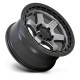 Jante aluminium 4x4 FUEL D752 Block Matte Gunmetal W/ Black Ring • 18"x9" • 5x127 • CB71.5 • ET-12 