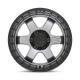 Jante aluminium 4x4 FUEL D752 Block Matte Gunmetal W/ Black Ring • 18"x9" • 5x127 • CB71.5 • ET-12 