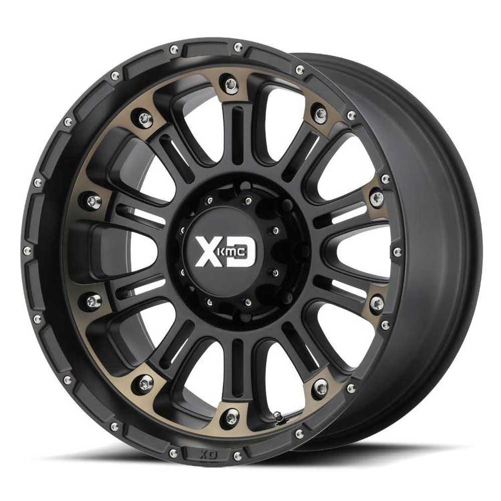 Jante aluminium 4x4 KMC XD829 Hoss II Satin Black Machined/Dark Tint XD Series • 18"x9" • 5x127 • CB72.6 • ET0