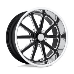 Jante aluminium 4x4 US MAGS U117 Rambler Gloss Black Milled • 18"x9.5" • 5x127 • CB78.1 • ET1