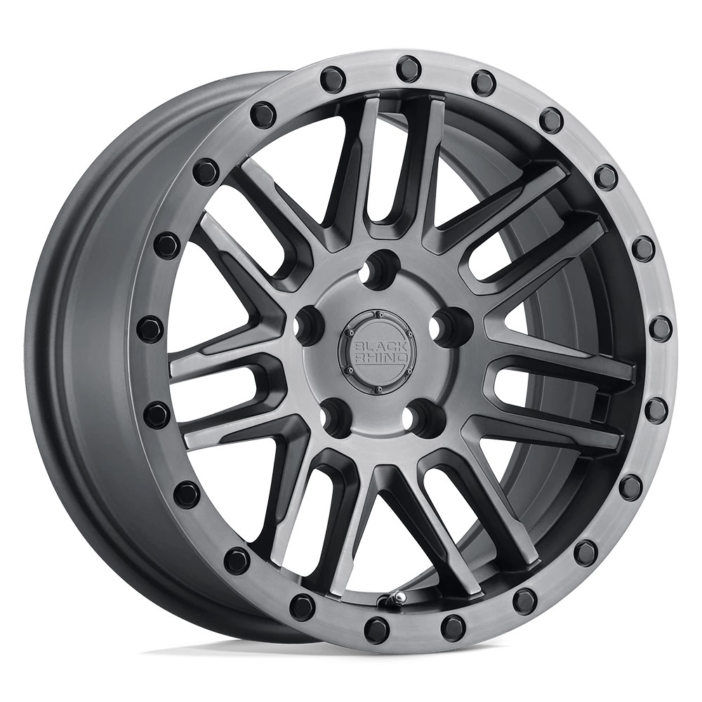 Jante aluminium 4x4 BLACK RHINO Matte Brushed Gunmetal W/ Black Bolts Arches • 18"x8" • 5x127 • CB71.5 • ET30