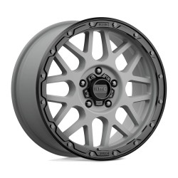 Jante aluminium 4x4 KMC KM535 Grenade Off-road Matte Gray W/ Matte Black LIP • 18"x8.5" • 5x127 • CB71.5 • ET35 