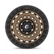 Jante aluminium 4x4 FUEL D634 Zephyr Matte Bronze Black Bead Ring • 18"x9" • 5x150 • CB110.1 • ET1 