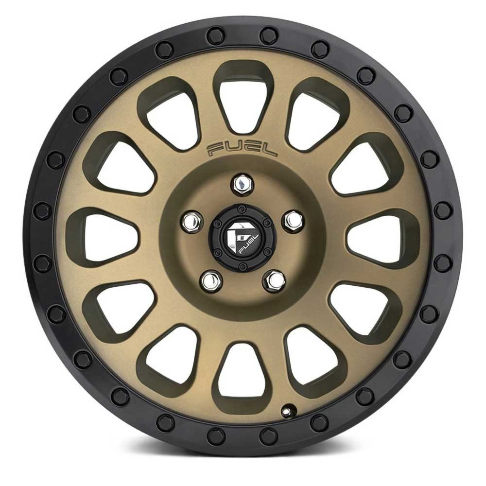 Jante aluminium 4x4 FUEL D600 Vector Matte Bronze/Black Bead Ring • 18"x9" • 5x150 • CB110.1 • ET20