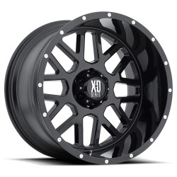 Jante aluminium 4x4 KMC XD820 Grenade Satin Black XD Series • 18"x8" • 5x160 • CB65.07 • ET38 