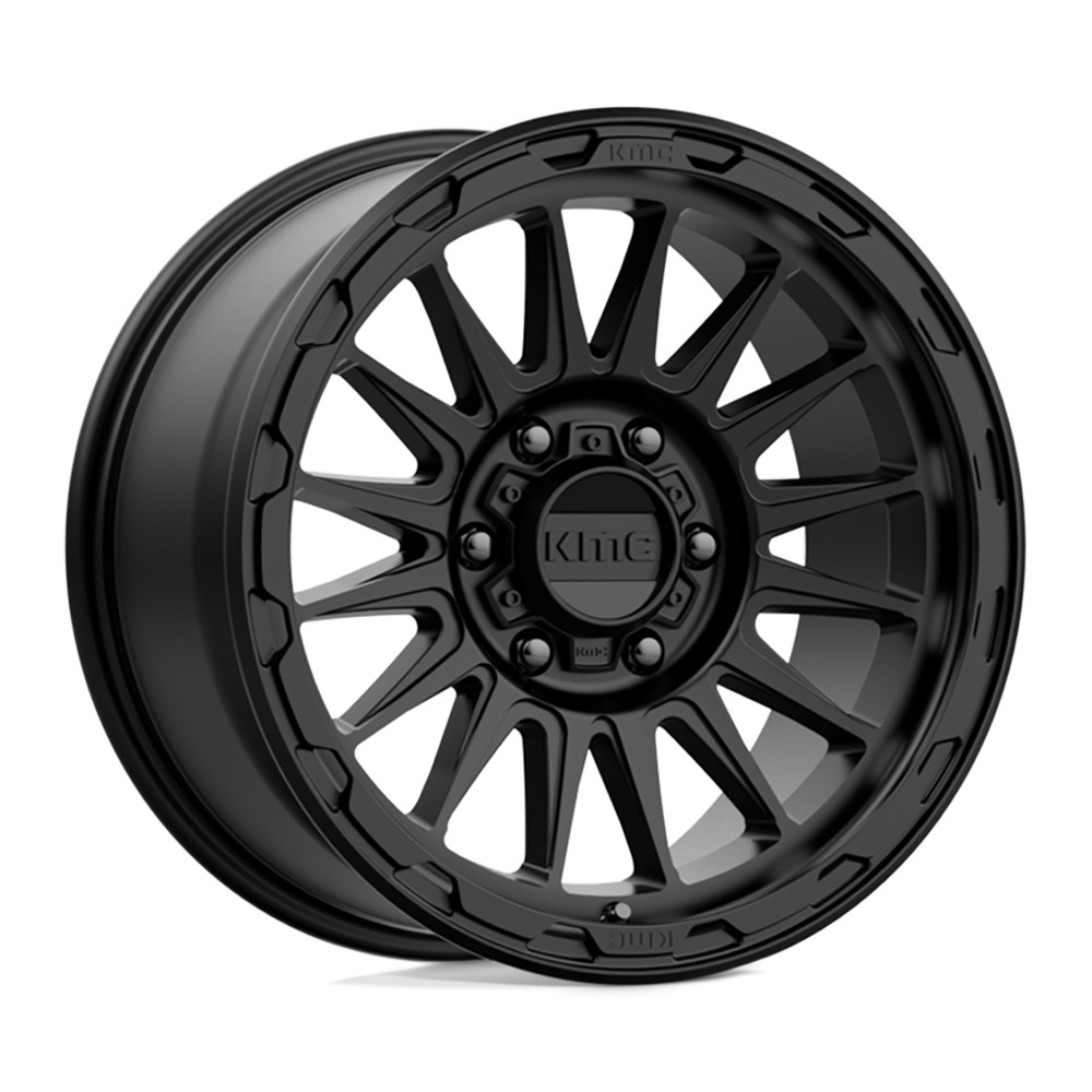 Jante aluminium 4x4 KMC KM542 Impact Satin Black • 18"x9" • 6x114.3 • CB66.06 • ET18