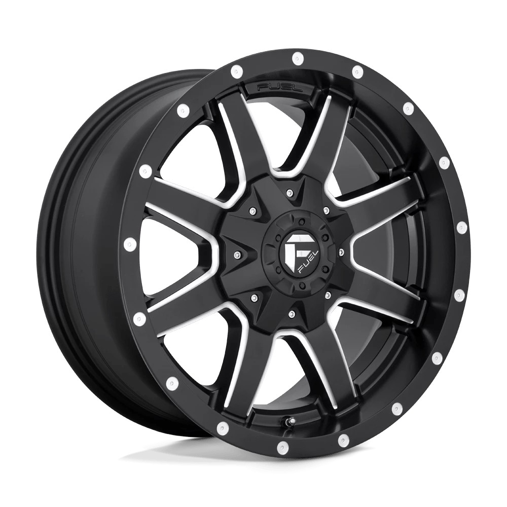 Jante aluminium 4x4 FUEL D538 Maverick Matte Black Milled • 18"x8" • 6x130 • CB84.1 • ET48