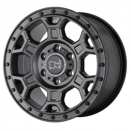 Jante aluminium 4x4 BLACK RHINO Matte Gunmetal Midhill • 18"x8" • 6x130 • CB84.1 • ET48 