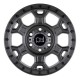 Jante aluminium 4x4 BLACK RHINO Matte Gunmetal Midhill • 18"x8" • 6x130 • CB84.1 • ET48 