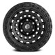 Jante aluminium 4x4 FUEL D633 Zephyr Matte Black • 18"x9" • 6x135 • CB87.1 • ET-12 