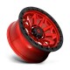 Jante aluminium 4x4 FUEL D695 Covert Candy RED Black Bead Ring • 18"x9" • 6x139.7 • CB106.1 • ET-12 