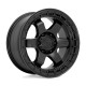 Jante aluminium 4x4 FUEL D750 Block Matte Black W/ Black Ring • 18"x9" • 6x139.7 • CB106.1 • ET-12 