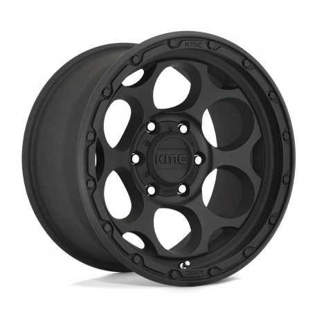 Jante aluminium 4x4 KMC KM541 Dirty Harry Textured Black • 18"x8.5" • 6x139.7 • CB106.1 • ET0 