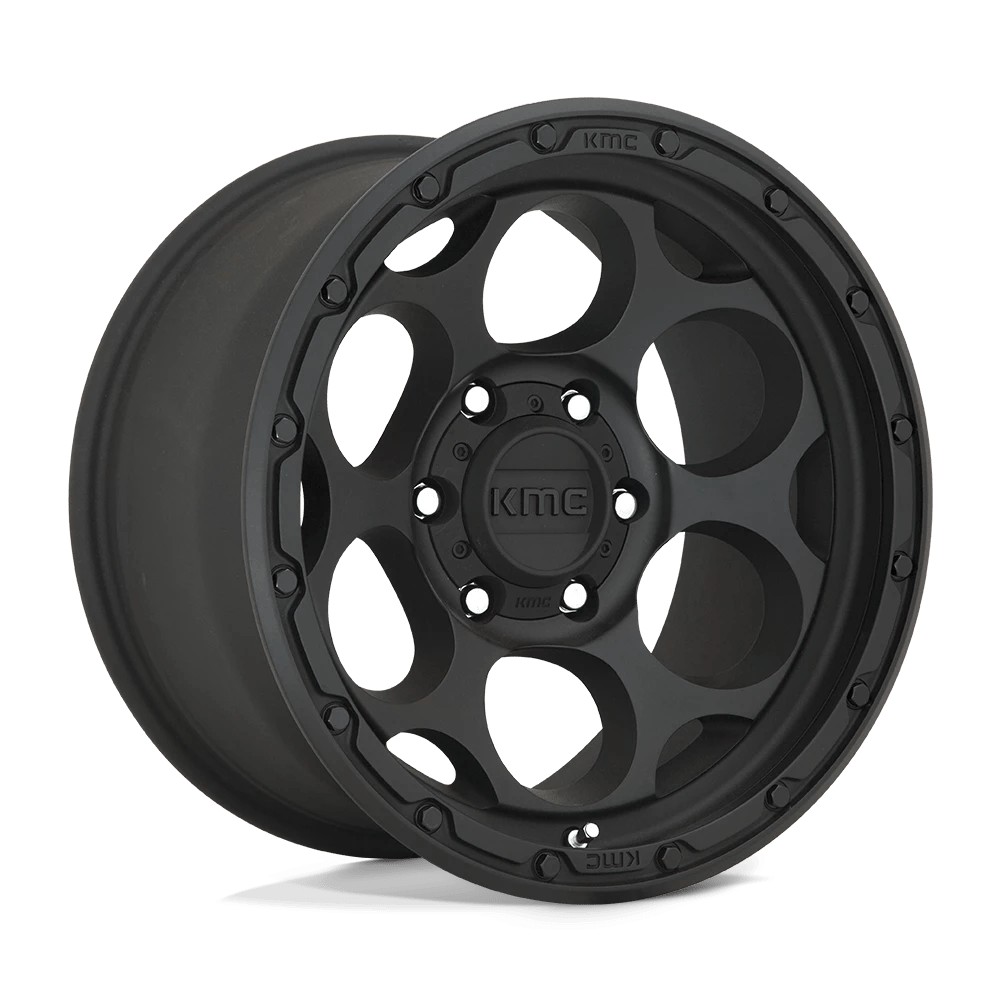 Jante aluminium 4x4 KMC KM541 Dirty Harry Textured Black • 18"x8.5" • 6x139.7 • CB106.1 • ET0