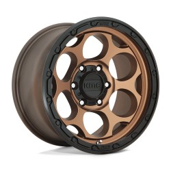 Jante aluminium 4x4 KMC KM541 Dirty Harry Matte Bronze W/ Black LIP • 18"x8.5" • 6x139.7 • CB106.1 • ET0