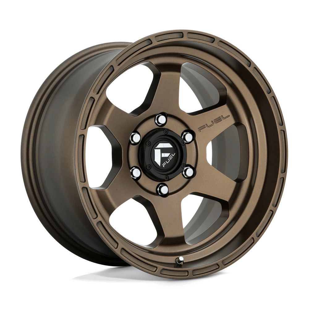 Jante aluminium 4x4 FUEL D666 Shok Matte Bronze • 18"x9" • 6x139.7 • CB106.1 • ET1