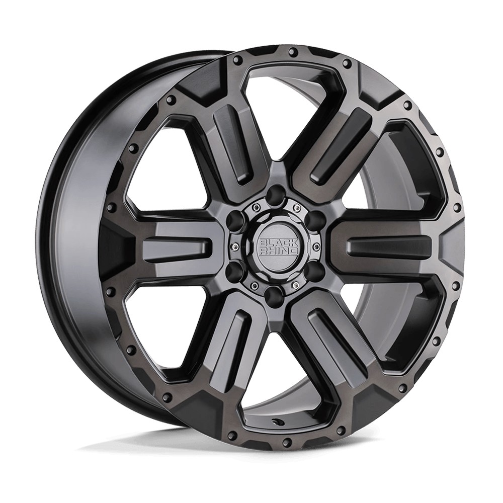 Jante aluminium 4x4 BLACK RHINO Matte Gunmetal W/ Brushed Face & Gunmetal Tint Wanaka • 18"x9" • 6x139.7 • CB112.1 • ET12