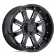 Jante aluminium 4x4 BLACK RHINO Gloss Black W/ Milled Spokes Sierra • 18"x9" • 6x139.7 • CB112.1 • ET12 