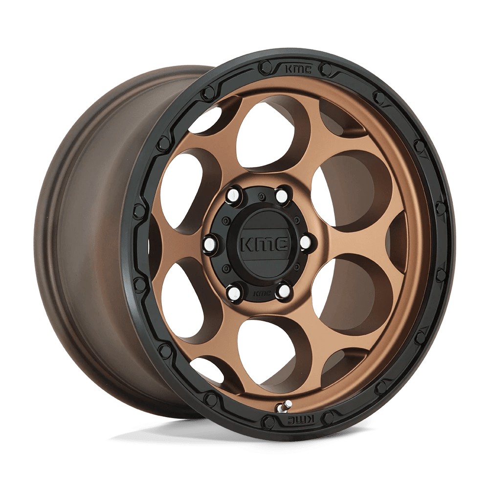 Jante aluminium 4x4 KMC KM541 Dirty Harry Matte Bronze W/ Black LIP • 18"x8.5" • 6x139.7 • CB106.1 • ET18