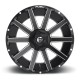 Jante aluminium 4x4 FUEL D616 Contra Matte Black Milled • 18"x9" • 6x139.7 / 6x135 • CB106.1 • ET-12 