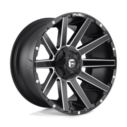 Jante aluminium 4x4 FUEL D616 Contra Matte Black Milled • 18"x9" • 6x139.7 / 6x135 • CB106.1 • ET1