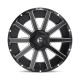 Jante aluminium 4x4 FUEL D616 Contra Matte Black Milled • 18"x9" • 6x139.7 / 6x135 • CB106.1 • ET1 