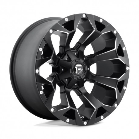 Jante aluminium 4x4 FUEL D546 Assault Matte Black Milled • 18"x9" • 6x139.7 / 6x135 • CB106.1 • ET1 