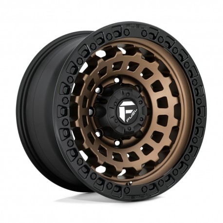 Jante aluminium 4x4 FUEL D634 Zephyr Matte Bronze Black Bead Ring • 18"x9" • 8x165.1 • CB125.1 • ET-12 