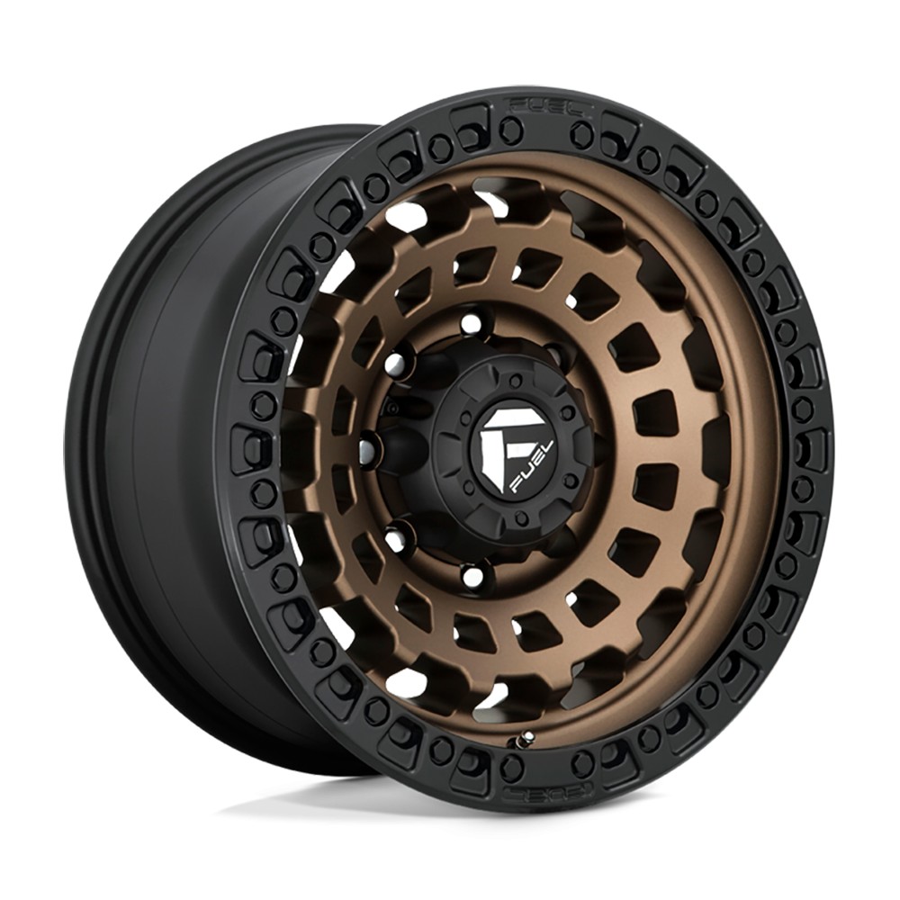 Jante aluminium 4x4 FUEL D634 Zephyr Matte Bronze Black Bead Ring • 18"x9" • 8x165.1 • CB125.1 • ET-12