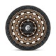 Jante aluminium 4x4 FUEL D634 Zephyr Matte Bronze Black Bead Ring • 18"x9" • 8x165.1 • CB125.1 • ET-12 