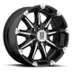 Jante aluminium 4x4 KMC XD779 Badlands Gloss Black Machined XD Series • 18"x9" • 8x165.1 • CB125.1 • ET-12 