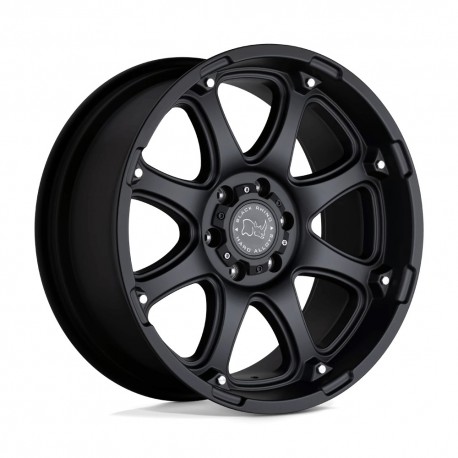 Jante aluminium 4x4 BLACK RHINO Matte Black Glamis • 18"x9" • 8x165.1 • CB122.4 • ET12 