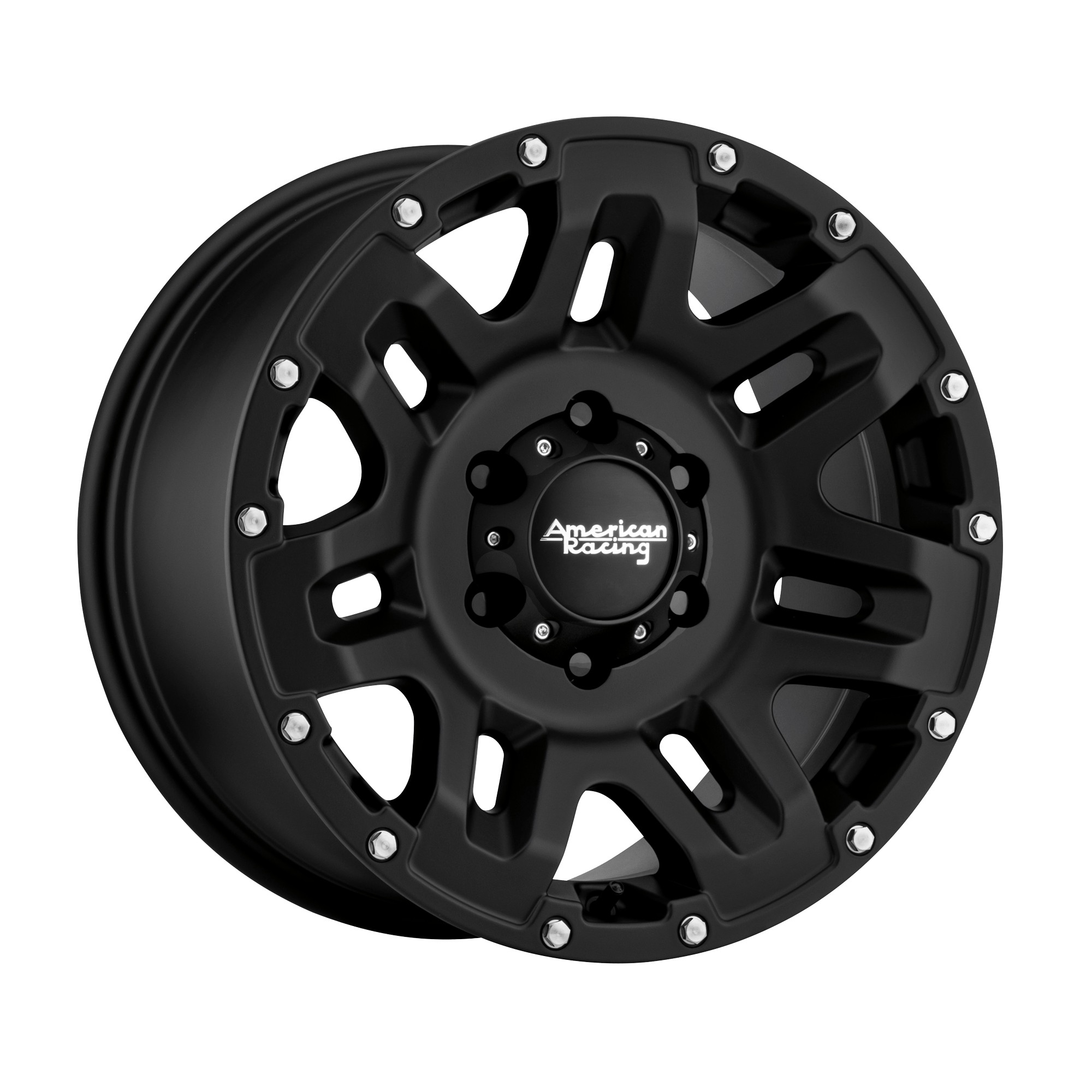 Jante aluminium 4x4 AMERICAN RACING AR200 Yukon Cast Iron Black • 18"x8.5" • 8x165.1 • CB125.1 • ET15