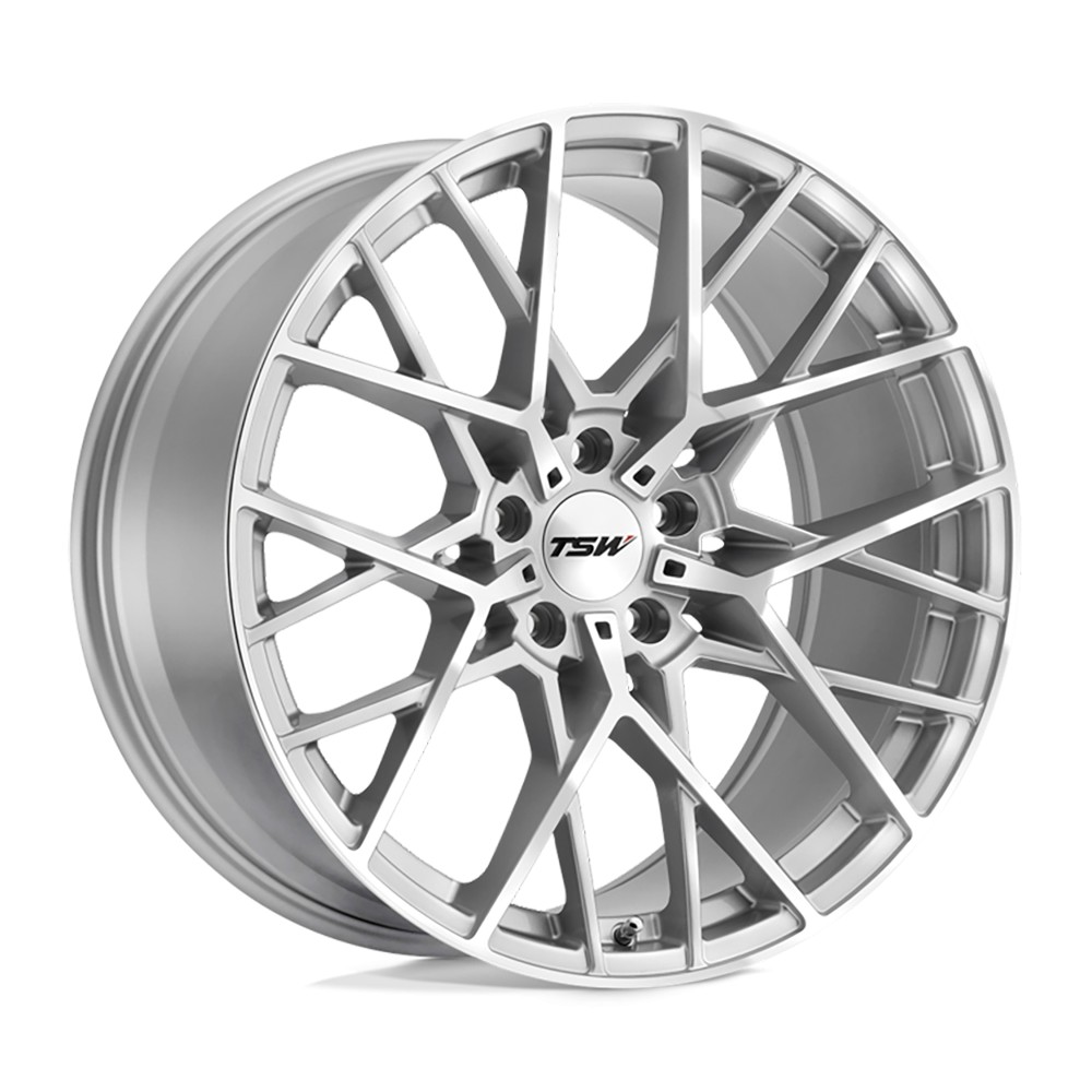 Jante aluminium 4x4 TSW Sebring Silver W/ Mirror CUT Face • 19"x8.5" • 5x108 • CB72.1 • ET42