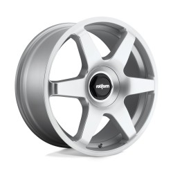 Jante aluminium 4x4 ROTIFORM R114 SIX Gloss Silver • 19"x8,5" • 5x108 / 5x112 • CB72,56 • ET45 