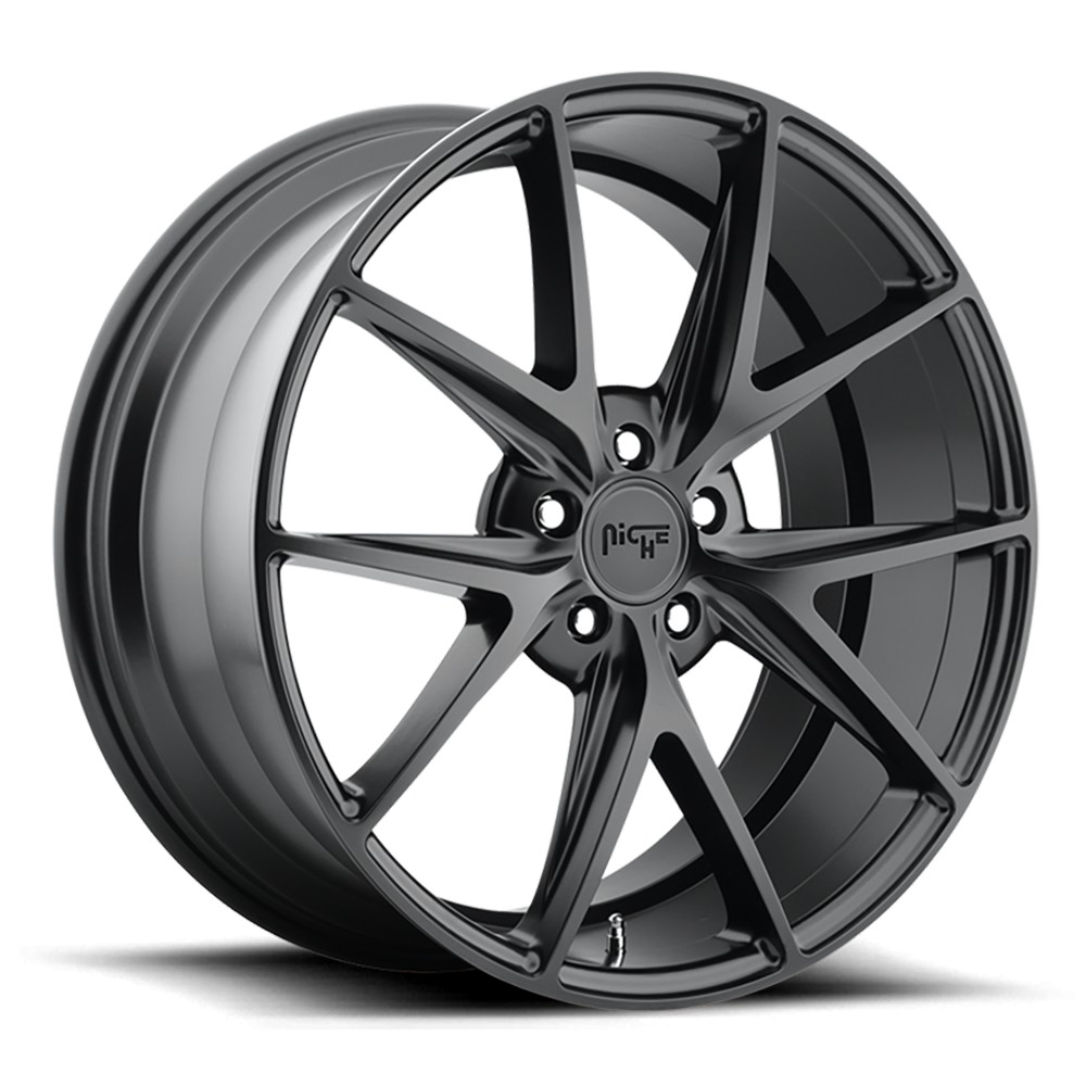 Jante aluminium 4x4 NICHE ROAD WHEELS M117 Misano Matte Black • 19"x8.5" • 5x114.3 • CB72.56 • ET33