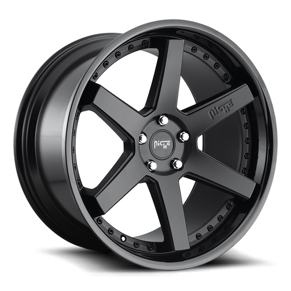 Jante aluminium 4x4 NICHE ROAD WHEELS M192 Altair Gloss Black Matte Black • 19"x8.5" • 5x114.3 • CB72.56 • ET35