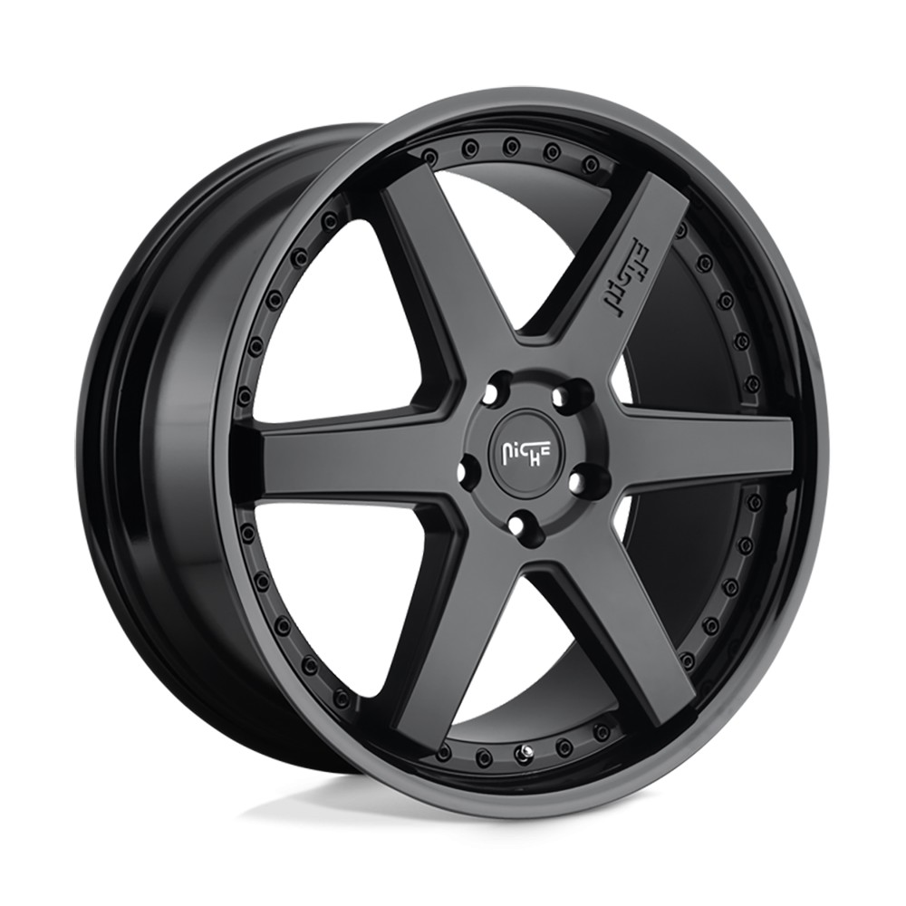 Jante aluminium 4x4 NICHE ROAD WHEELS M192 Altair Gloss Black Matte Black • 19"x8.5" • 5x120 • CB72.56 • ET35