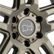 Jante aluminium 4x4 BLACK RHINO Matte Black/Matte Bronze Barstow • 20"x8.5" • 5x120 • CB76.1 • ET30 