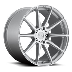 Jante aluminium 4x4 NICHE ROAD WHEELS M146 Essen Gloss Silver Machined • 20"x9" • 5x120 • CB72.56 • ET35