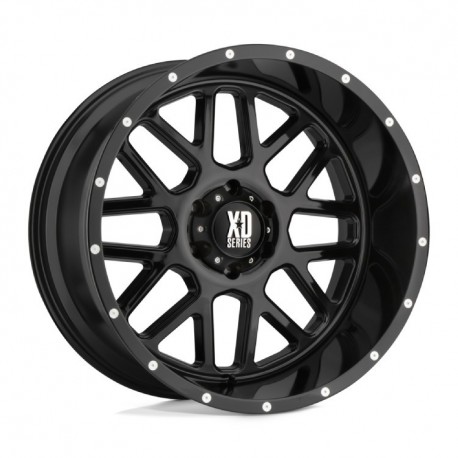 Jante aluminium 4x4 KMC XD820 Grenade Gloss Black XD Series • 20"x10" • 5x127 • CB78.1 • ET-24 