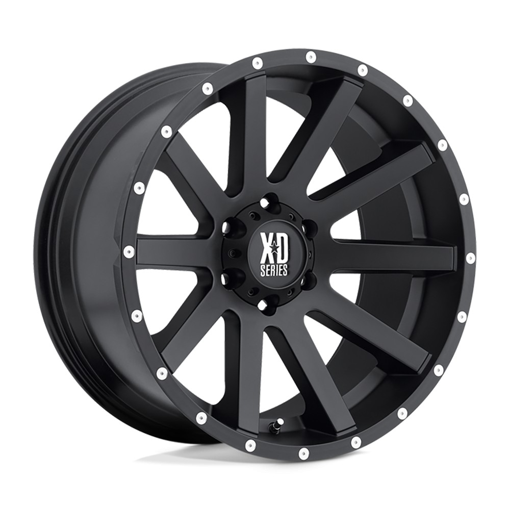 Jante aluminium 4x4 KMC XD818 Heist Satin Black XD Series • 20"x10" • 5x127 • CB78.1 • ET-24