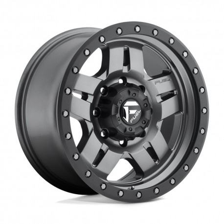 Jante aluminium 4x4 FUEL D558 Anza Matte GUN Metal Black Bead Ring • 20"x10" • 5x127 • CB78.1 • ET-18 